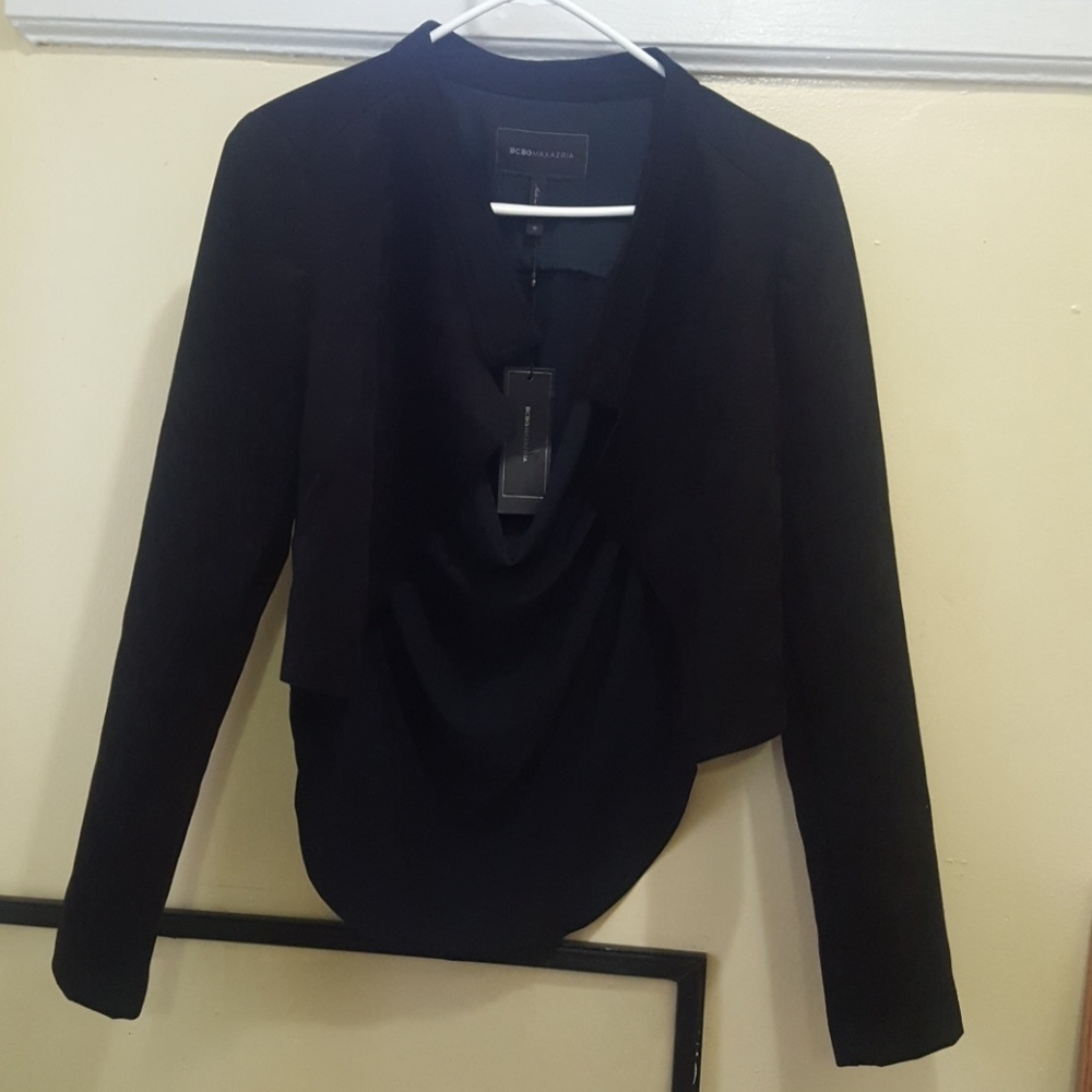 BCBG velvet and and spandex jacket